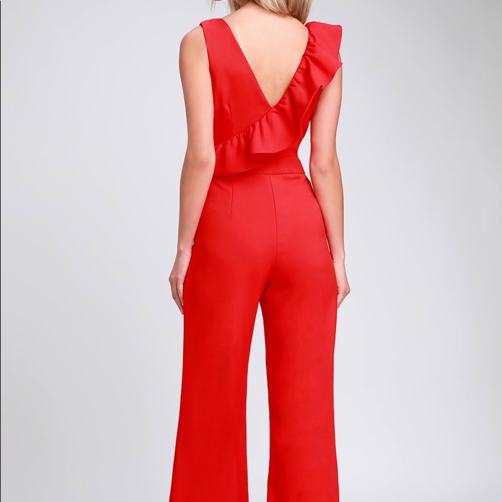 NWT Do + Be Giada Sleeveless Ruffle Jumpsuit - S - Picture 4 of 8